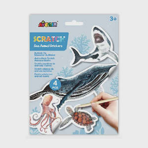 Gifts And Toys Children Children Other: Avenir Scratch Stickers - Sea Animals