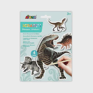 Gifts And Toys Children Children Other: Avenir Scratch Stickers - Dino