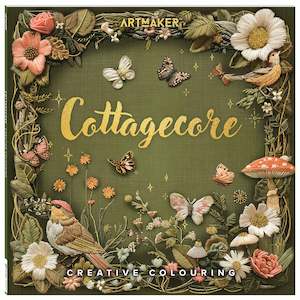 Art Maker Cottagecore Colouring Book