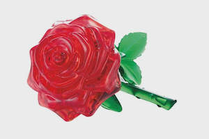 Gifts And Toys Children Children Jigsaw: Crystal Puzzle - Red Rose.