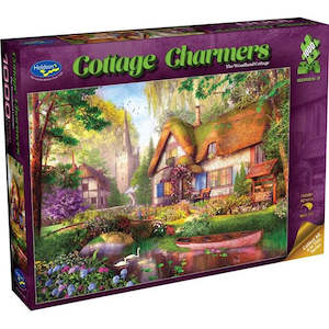 Cottage Charmers Series 2 1000pc puzzle - The Woodland Cottage