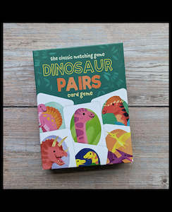Dinosaur Pairs Card Game