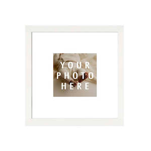 Framed Photos: CUSTOM PERSONAL PHOTO AND SQUARE FRAME WITH WIDE BORDER