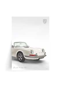 Silhouettes: Classic 911 Car Print