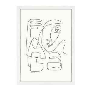 ABSTRACT FACES PRINT