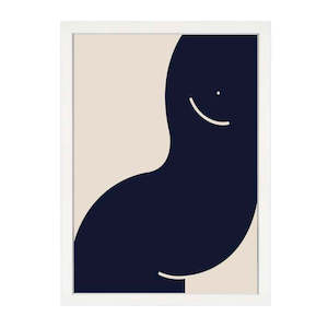 BODY VASE PRINT NAVY