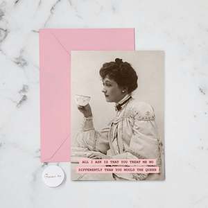 Funny Greeting Cards: THE QUEEN GREETING CARD
