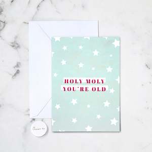 Funny Greeting Cards: HOLY MOLY GREETING CARD