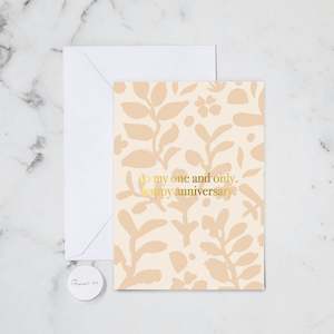 MY ONE AND ONLY FOIL