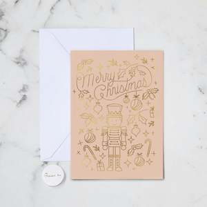 Christmas Holiday Cards: NUTCRACKER GREETING CARD