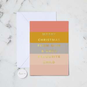 FAVOURITE CHILD GREETING CARD