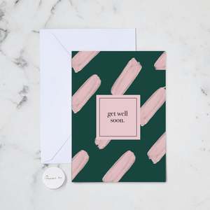 Sympathy Sorry Cards: GET WELL SOON GREETING CARD