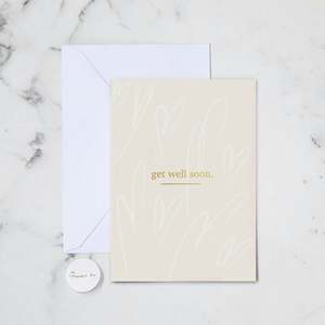 GET WELL SOON GREETING CARD