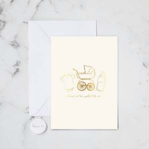 Kids Baby Cards: WELCOME LITTLE ONE