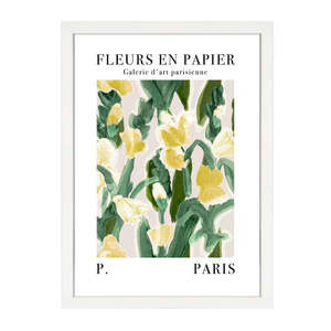 FLEURS EN PAPIER PRINT