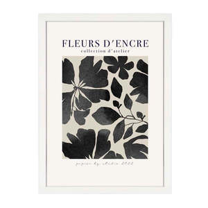 FLEURS D'ENCRE PRINT BLACK