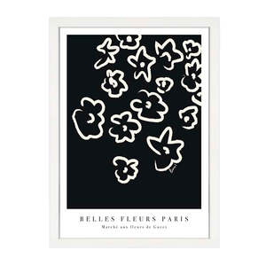 Floral: FLEURS PRINT BLACK