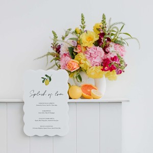 Bridal Shower: 'CITRUS' BAR SIGN