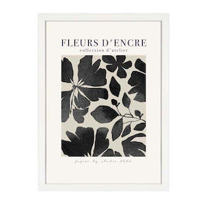 FLEURS D'ENCRE PRINT BLACK