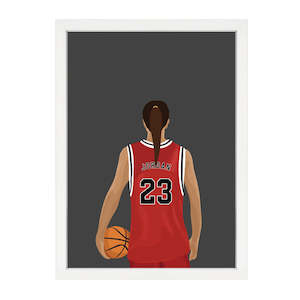Kids Custom: CUSTOM GIRL BASKETBALL PRINT