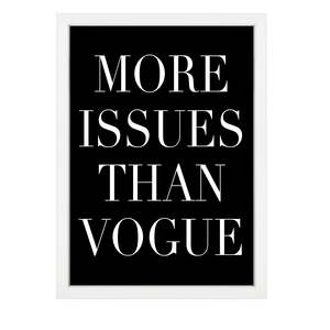 Sale: VOGUE BLACK PRINT