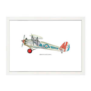 Gifts For Son: BRISTOL BULLDOG AEROPLANE PRINT