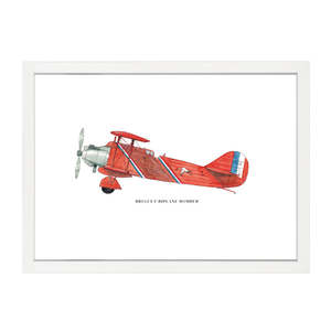 Gifts For Son: BREGUET AEROPLANE PRINT