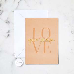 LOVE YOU MUM GREETING CARD