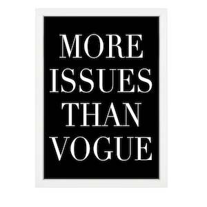 VOGUE BLACK PRINT