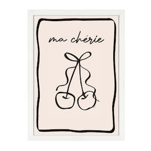 CHERRY BOW NUDE PRINT