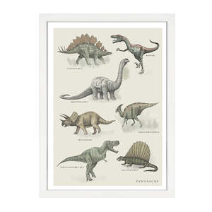 VINTAGE DINO PRINT