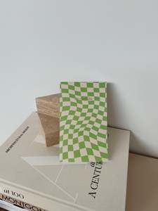 Notebooks: The Checklist Notebook- Green & Cream
