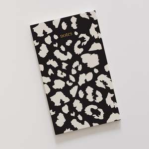 Black Leopard Notebook