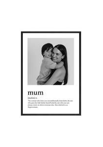 CUSTOM MUM DEFINITION PRINT