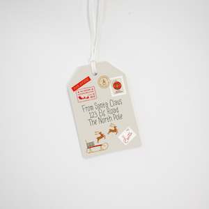 Greeting Cards: SANTA MAIL GIFT TAG