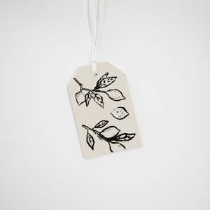 Greeting Cards: PAINTED LEMONS GIFT TAG