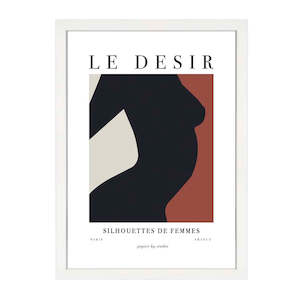Silhouettes: LE DESIR PRINT NAVY