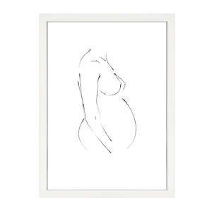 Silhouettes: PREGNANCY PRINT