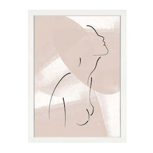 Silhouettes: GILMORE PRINT PINK