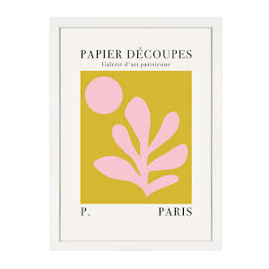 PAPIER DECOUPES PRINT MUSTARD