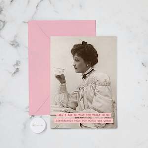 Funny Greeting Cards: THE QUEEN GREETING CARD