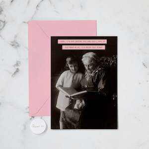 I'M NOT SAYING YOU'RE OLD GREETING CARD