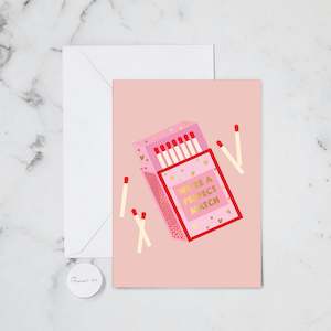 Love Cards: PERFECT MATCH GREETING CARD