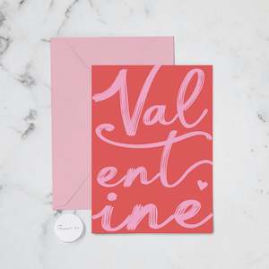 Love Cards: VAL-ENT-INE CARD