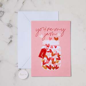 Love Cards: YOU'RE MY JAM GREETING CARD
