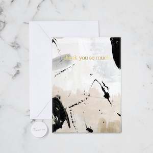 Thank You Cards: AXEL THANK YOU FOIL