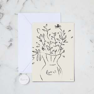 GUCCI FLOWERS GREETING CARD