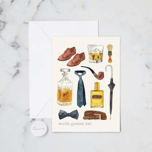 DAD ESSENTIALS GREETING CARD