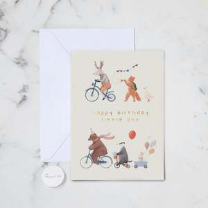 Kids Baby Cards: HAPPY BIRTHDAY LITTLE ONE