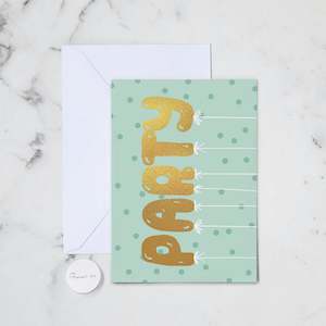 Kids Baby Cards: PARTY GREETING CARD